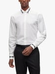 BOSS Hank Long Sleeve Dress Shirt, White