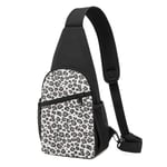 Animal Print Cheetah Print Leopard Print Baby Girl Nursery Sling bag, Lightweight shoulder Backpack chest pack crossbody Bags Travel Hiking Daypacks for Men Women