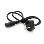 1m 3 Pin UK Kettle Lead Plug Power Cord for Various LCD LED Plasma 3D HD TV's
