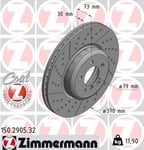 Bromsskiva FORMULA F COAT Z 150290532 Zimmermann
