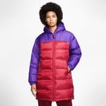 Women’s Nike ACG 800 Goose Down Fill Long Parka Coat Purple UK Size Large 16-18