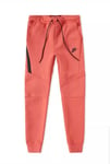 Nike Tech Fleece Joggers Sz XL Track Red Heather Black New 805162 602