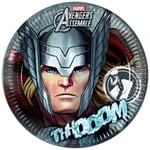 Avengers Assemble Mjolnir Thor Disposable Plates (Pack of 8) SG30033