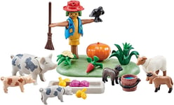 PLAYMOBIL Country Animals of The Farm And Scarecrow 9832