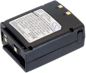Kompatibelt med Icom IC-A3E, 12V, 1000 mAh