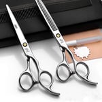 smzzz HOME GARDEN Professional Barber Salon Hairdressing Scissors Set 5.5 Inch Length and Stainless Steel Hair Cutting Shears- For Salon Barbers Men Women Children and Adults (5.5