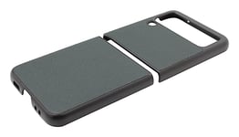 Hardcase PU Läderskal Samsung Galaxy Z Flip 3 5G (SM-F711B) (Mörkgrön)