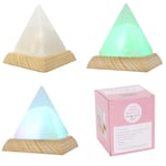Himalaya Pyramid Usb Saltkristall Färgförändring Led-Lampa
