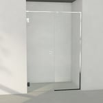 INR Iconic Nordic Rooms Dusjnisje ARC 4 Frame Måltilpasset Krom / Timeless Klart Glass