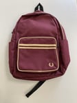 Fred Perry Tonal Tape Backpack Rucksack Bag New With Tags
