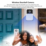 Wireless WiFi Video Doorbell Camera Smart Security Door Bell Night Fo GSA