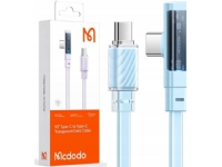 Mcdodo USB-C till USB-C kabel CA-3452 100W 90 grader 1,2m (blå)