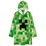 Minecraft Green Hoodie for Kids, Oversized Blanket Hoodie Boys, Minecraft Gifts