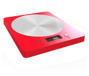 Pjp Electronics Kitchen Scale, Digital Food Weighting Scale 11lb/5kg Electronic Cooking Food Scale, Weighing Scales, Accurate, for Home, for Kitchen (Red)