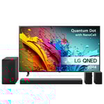 LG 75" 75QNED85T6C + LG Soundbar NS70TR