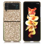 Glitter Samsung Galaxy Z Flip3 5G skal - Guld Guld