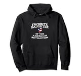 DAUGHTER of the American Revolution USA Star Eagle Love Pullover Hoodie