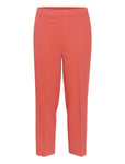 Kaffe Kasakura Hw Cropped Pants Röd