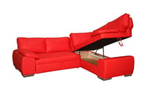 ENZO CORNER SOFABED (RED)