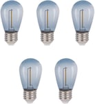 LED-Lågvoltslampa Cosy Smoke 12V Klot E27 2200K 30lm 0,3W(5W) 5-pack Lightson