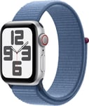 Apple Watch SE 2nd Gen 40mm LTE (Silver Alu/Winter blue sport band)