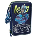 Monster Car Triple Filled Pencil Case by Depesche