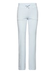 Del Ray Classic Velour Pant Pocket Design Blue Juicy Couture