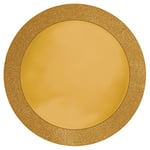 Creative Convertting Sous-assiette 36 cm, Gold Glitz, Gold, 8 unités