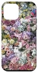 Coque pour iPhone 12 mini Motif Fleur Rose Blanc Lilas Roses Marguerites Hortensia