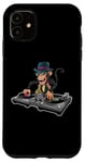 iPhone 11 Monkey Dj Headphones Funny Monkey For Men Women Kids Case