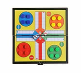 Large Ludo Traditional Board Game Gift For Adult Children 20x 20cm NEW_UK