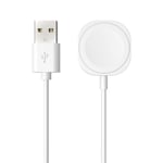 FIXED USB-A Laddkabel för Apple Watch Vit