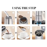 (600ml)Coffe Maker Moka Coffee Cup Straight Electric Portable Moka Pot With
