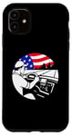 iPhone 11 Trucker American Flag Truck Driver Case