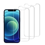 3-Pack iPhone 12 / 12 Pro Skärmskydd i Härdat Glas – Ultimat Skydd och Klarhet