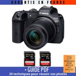Canon EOS R7 + RF-S 18-150mm STM + 2 SanDisk 32GB Extreme PRO UHS-II SDXC 300 MB/s + Guide PDF ""20 techniques pour r?ussir vos photos