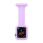 Apple Watch 42/44/45 mm skal sjuksköterskeklocka lila