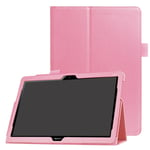Litchi Etui for Huawei MediaPad T3 10 - Rosa