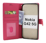 New Standcase Wallet Nokia G42 5G (Hotpink)