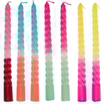 Vridet Stearinljus Neon