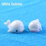 10pcs Mini Animal Miniature Figurine Plant Pots Fairy White Dolphin