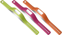 Armband Garmin Vivofit orange/rosa/grön 3-pack large