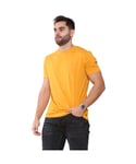 Gant Mens T-Shirts by - Gold Cotton - Size Large