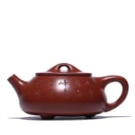 YUXINXIN Big Red Handmade teapot ore Wang Chen Jing Zhou Stone Scoop Learn to Make Tea (Color : Red)