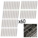 Universal Dishwasher Basket Cage Rack Drawer Prong Cover Protector Caps - 60 Pk