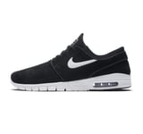 Nike SB Stefan Janoski Max L Trainers Suede Black White - Size UK 7 (EU 41) US 8