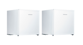 Mini Fridge & Table Top Freezer Pack in White by Cookology