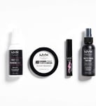 NYX Professional Makeup Travel Kit, Primer Spray, Finishing Powder, Mini Mascara