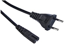 AKYGA AK-RD-02A Câble d'alimentation pour Ordinateur Portable 2 Broches Broches IEC C7/CEE 7/16 Europlug 3,0 m