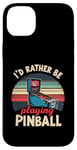 Jeu d'arcade vintage Pinball Machines Lover Coque pour iPhone 14 Plus